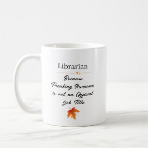 Mug Cadeau personnalisé de Thanksgiving pour bibliothé