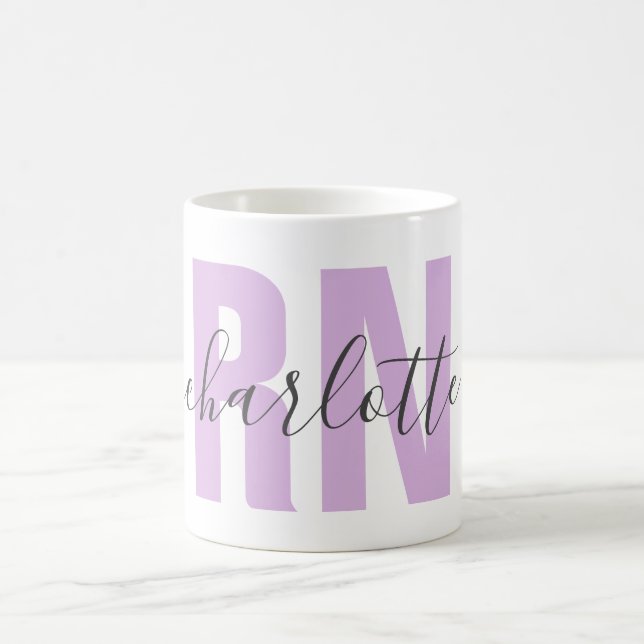 Mug Cadeau personnalisé d'infirmière autorisée inscrit (Centre)