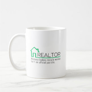 Mug Cadeau personnalisé pour agent immobilier travaill