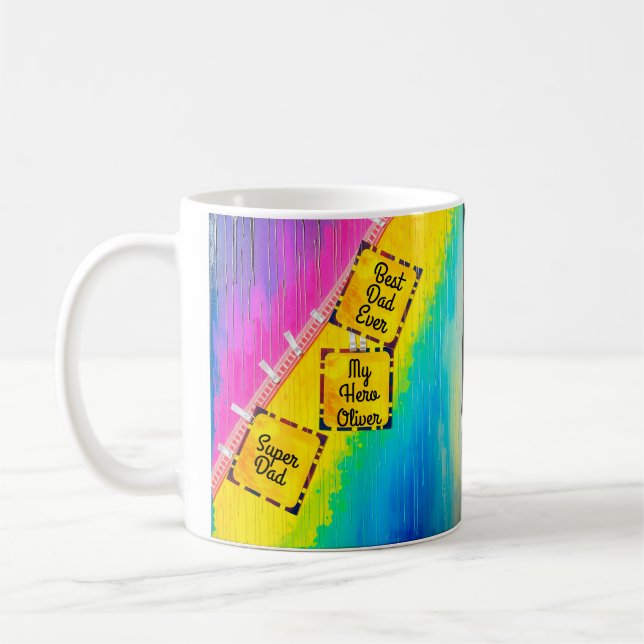Mug Cadeau personnalisé pour la Fête des pères de café (Gauche)