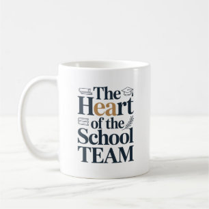 Mug Cadeau personnalisé pour le cœur de l'équipe scola