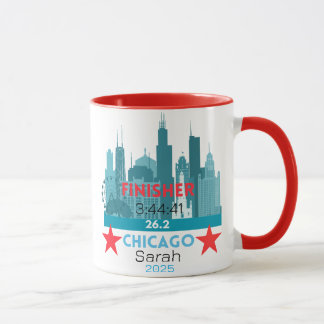 Mug Cadeau personnalisé pour le Marathon de Chicago 20