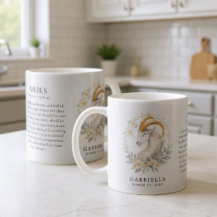 Mug Cadeau personnalisé pour le signe du zodiaque Béli