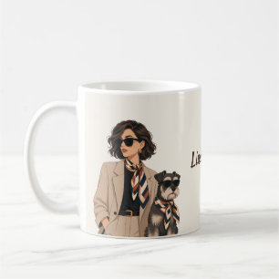 Mug "Cadeau personnalisé pour maman de chien" "Proprié