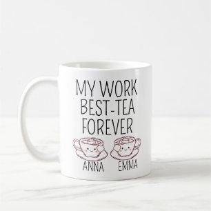 Mug Cadeau personnalisé pour meilleure amie au travail
