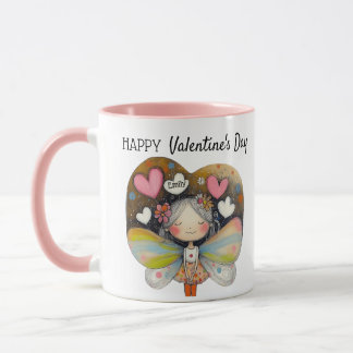 Mug Cadeau personnalisé Saint-Valentin Fairy Candle