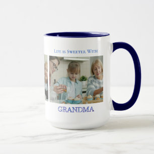 Mug Cadeau photo de grand-mère douce