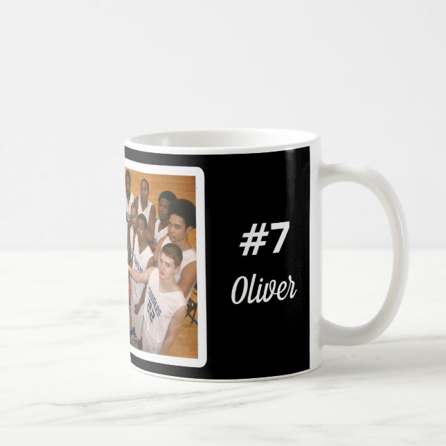 Mug Cadeau photo personnalisé du joueur de basket-ball (Droite)