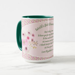 Mug CADEAU - Poèmes grand-mère de petits-enfants - PER