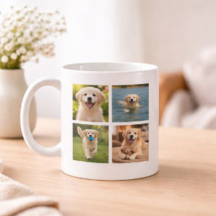 Mug Cadeau pour amateur d'animaux Collage de photos
