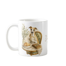 Cadeau pour amateur de café Whippet | Chien aquare