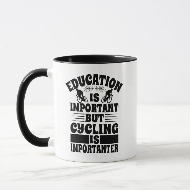 Mug cadeau pour cyclistes | Cyclisme (Gauche)