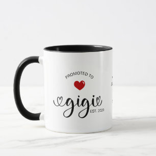 Mug Cadeau pour Gigi établie promue grand-mère
