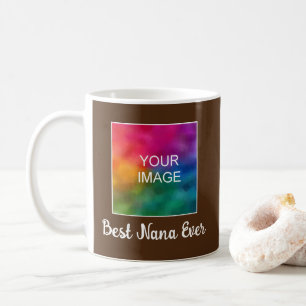 Mug Cadeau Pour Grand-Mère Best Nana Ever Script perso