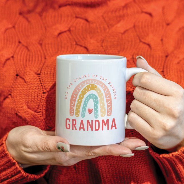 Mug Cadeau pour grand-mère | Toutes les couleurs de l' (Créateur téléchargé)