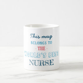 Mug Cadeau pour la meilleure infirmière