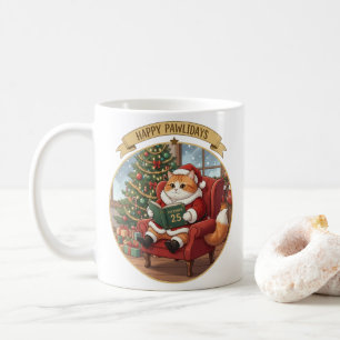 Mug Cadeau pour les amoureux des chats pour Noël