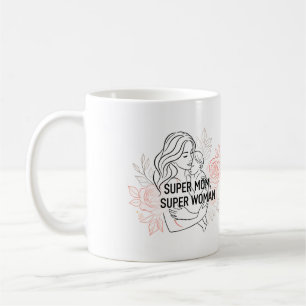 Mug Cadeau pour maman Design de maman avec bébé