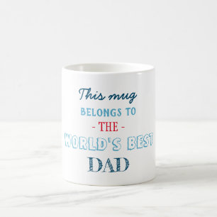 Mug Cadeau pour meilleur papa père