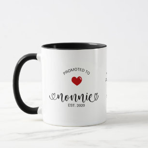 Mug Cadeau pour Nonnie promue grand-mère