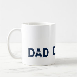 Mug Cadeau pour nouveau papa bleu marine établissant u