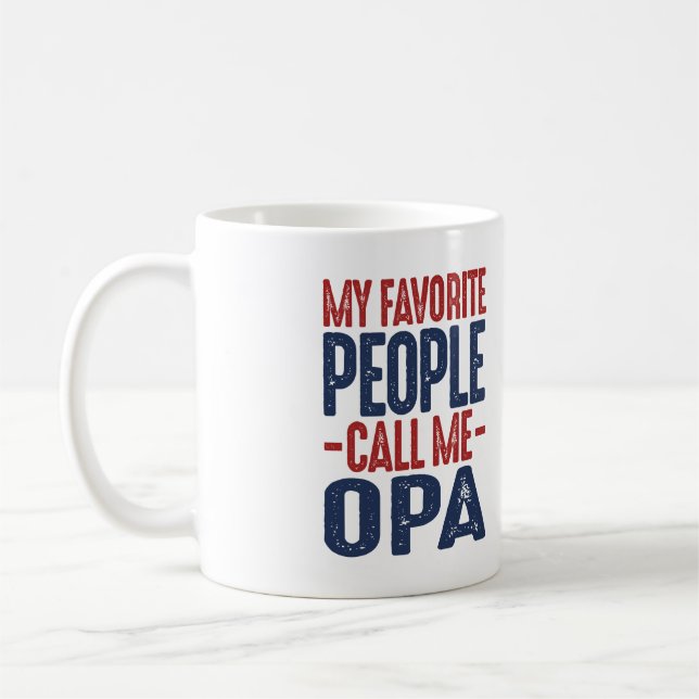 Mug Cadeau pour Opa (Gauche)