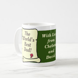 Mug Cadeau pour papa à personnaliser.