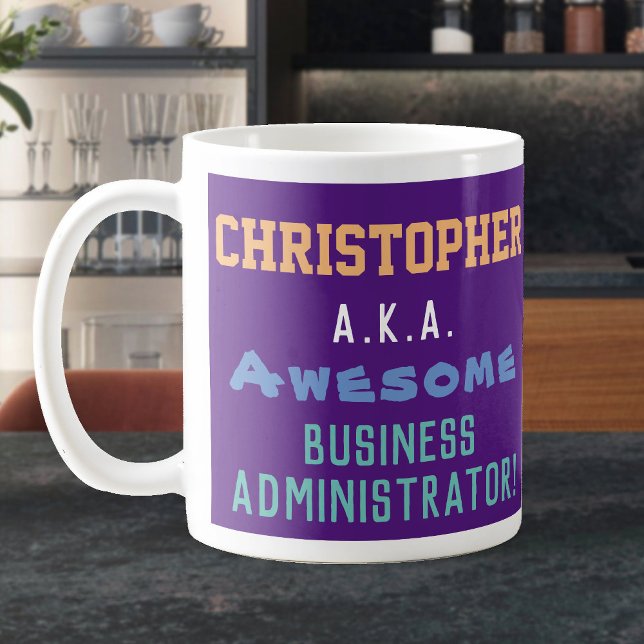 Mug Cadeau pour un administrateur professionnel Café M (Créateur téléchargé)