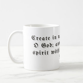 Mug cadeau Psaume 51:10
