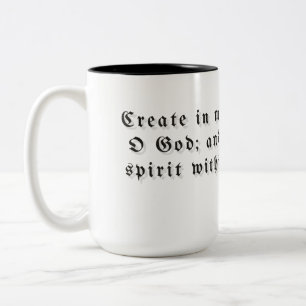 Mug cadeau Psaume 51:10