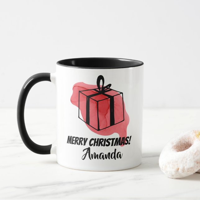 Mug Cadeau rose (Avec donut)