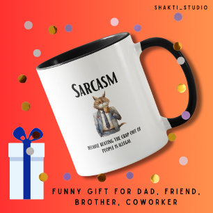 Mug Cadeau sarcasme pour collègue papa ami frère homme