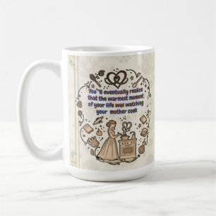 Mug Cadeau Sentimental Pour Maman Regardant Mère Cuisi