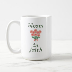 Mug Cadeau simple et confortable de lettrage de foi fl
