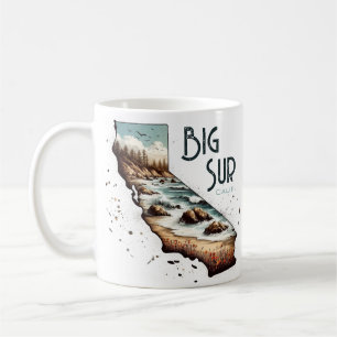Mug Cadeau souvenir Big Sur California