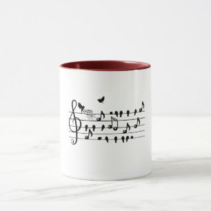 Mug Cadeau souvenir de musique personnalisé pour bébé 