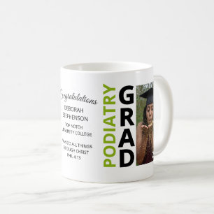 Mug Cadeau souvenir photo de fin d'études de PODOLOGIE