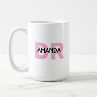 Mug Cadeau spécial pour une femme médecin avec un nom