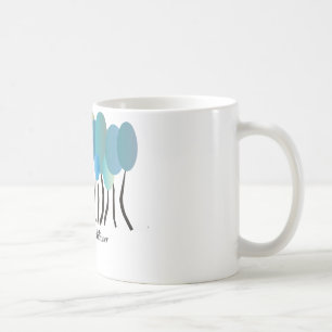 Mug Cadeaux Artsy de conception d'arbres de