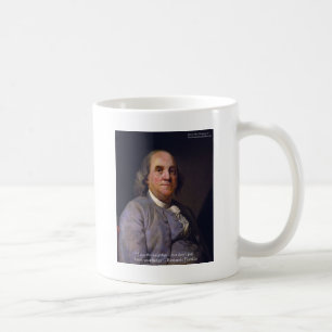 Mug Cadeaux avec la citation de Ben Franklin "Aime ton
