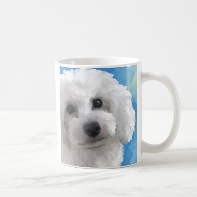 Mug Cadeaux d'amant de caniche (Droite)