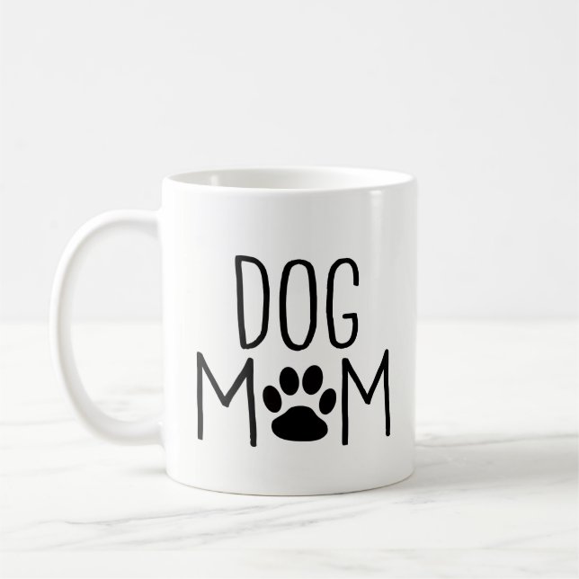 Mug Cadeaux d'amoureux des chiens - la meilleure maman (Gauche)
