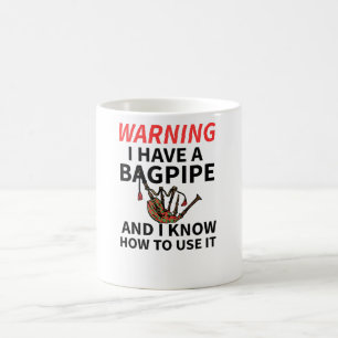 Mug Cadeaux de Bagpipe  Brouillard écossais