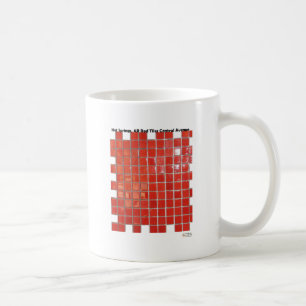 Mug Cadeaux de carreaux rouges de Central Ave à Hot Sp