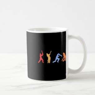 Mug Cadeaux de cricket - Joueur de cricket aux couleur