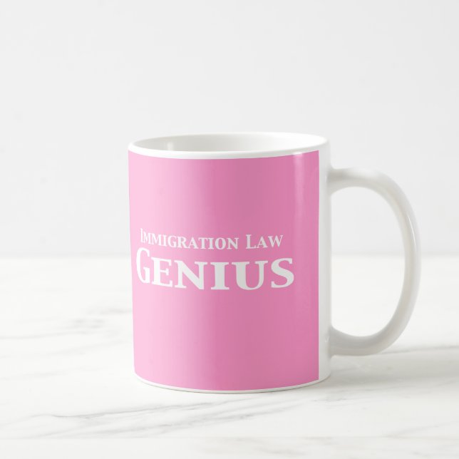Mug Cadeaux de génie de loi d'immigration (Droite)