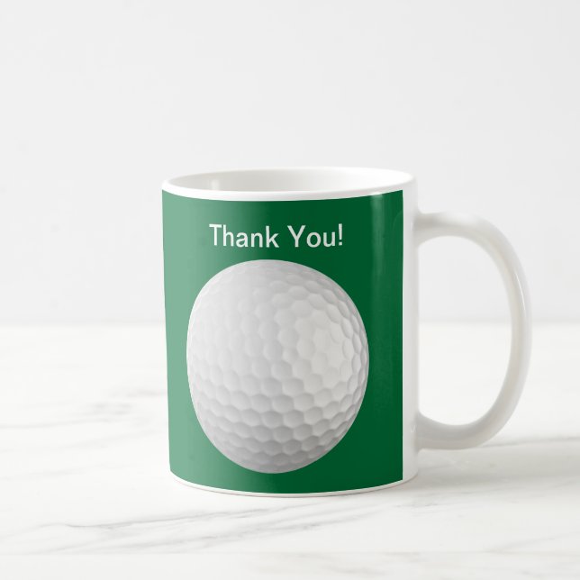 Mug Cadeaux de golf de Merci (Droite)