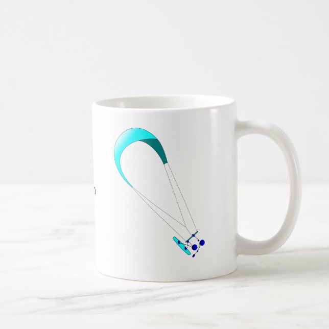 Mug Cadeaux de kitesurf de Kiteboarding (Droite)