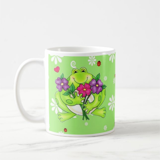 Mug Cadeaux de marchandises de grenouille (Gauche)