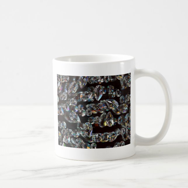 Mug Cadeaux de motif abstrait de chrystal de diamant n (Droite)